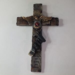 Decorative Police Cross Wall Art